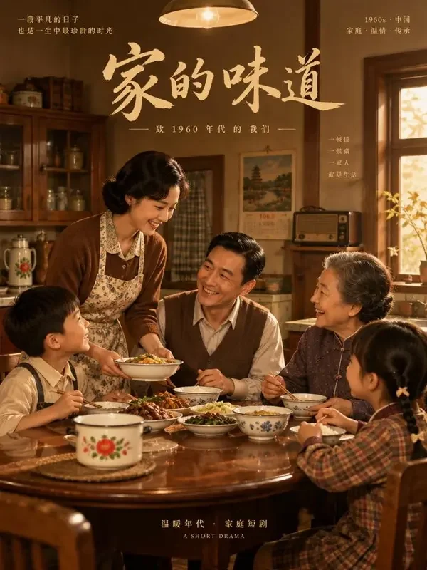 婆婆驾到请多关照 · 甜宠 · 婆媳 短剧《婆婆驾到请多关照》复古胶片风格封面,甜宠题材